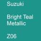 Preview: Suzuki, Bright Teal Metallic, Z06.